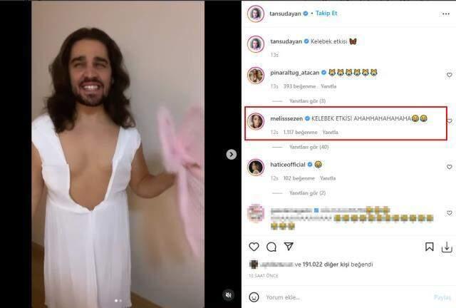 Melis Sezen'den kendisini taklit eden Tansu Dayan'a cevap: Kelebek etkisi
