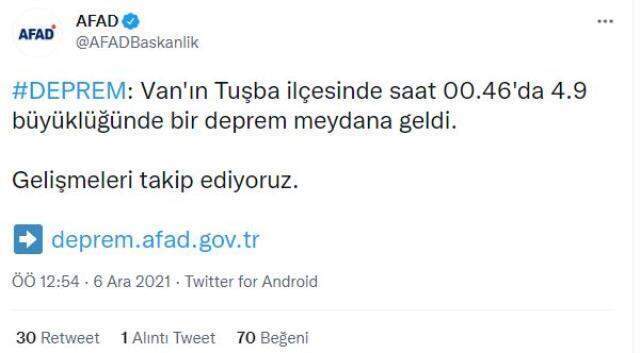 Van depremi ne zaman, kaç şiddetinde oldu? Van depremi merkez üssü neresidir?