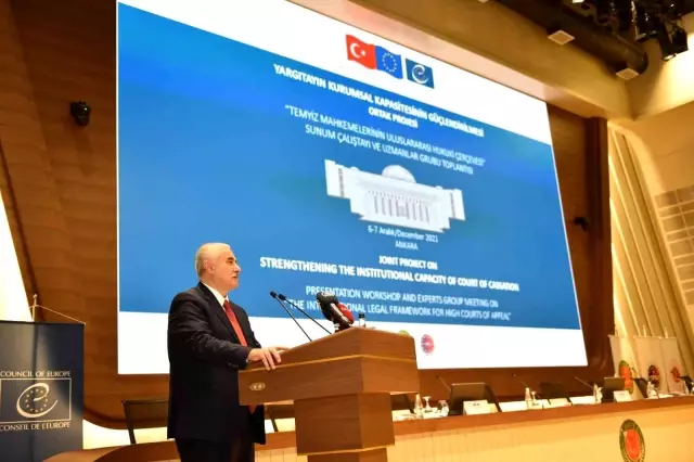 Yargıtay Başkanı Akarca: Yargıtay tarafından yürütülen reform çalışmaları etik, şeffaflık ve adli kalite olmak üzere üç ana sütun üzerine inşa...
