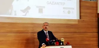 Adalet Bakanı Gül, Gaziantep Ortadoğu Fuar Merkezi'nde '32. GAPSHOES Uluslararası Ayakkabı, Terlik ve Yan Sanayi Yaz Fuarı'nın açılışına katıldı