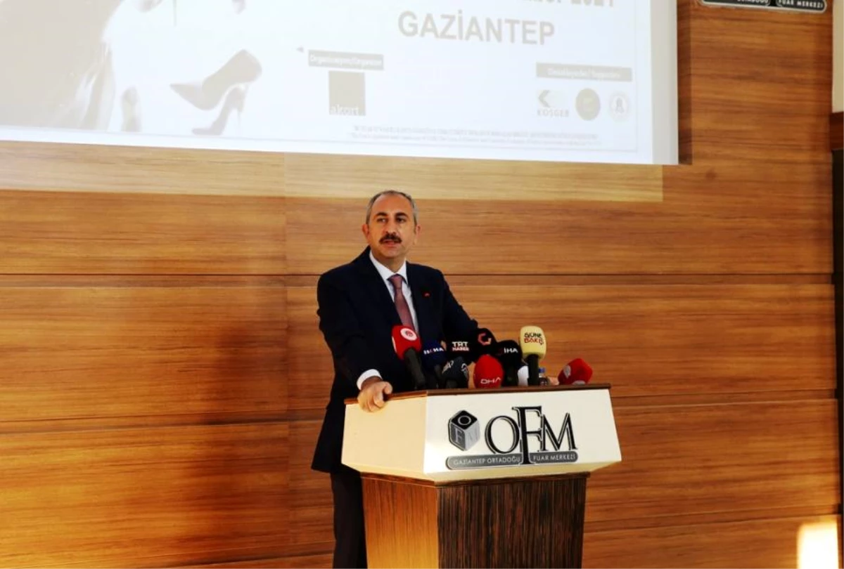 Adalet Bakanı Gül, Gaziantep Ortadoğu Fuar Merkezi'nde 