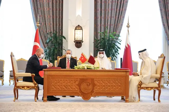 Türkiye ile Katar arasında 15 anlaşma imzalandı