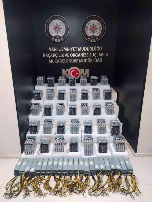 Van'da 'kripto para' operasyonu