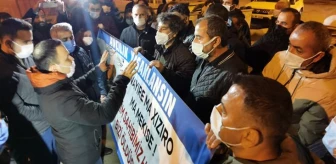 Av için gelen 12 kişilik grup Tunceli'yi karıştırdı! Vatandaşlar pankart açıp protesto etti