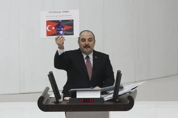 Bakan Varank, TBMM'de bütçe sunumu yaptı