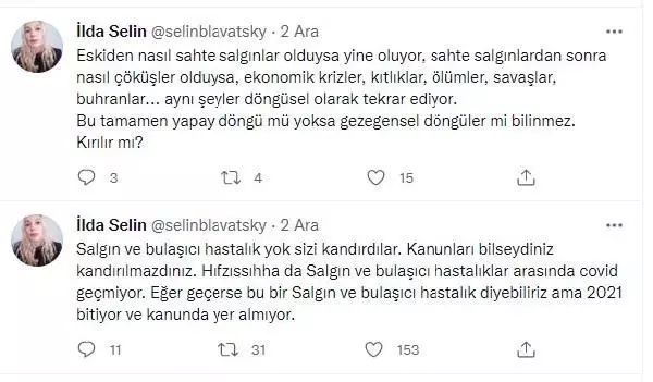 Doktorla tartışan Selin'in maske ve aşı karşıtı olduğu ortaya çıktı