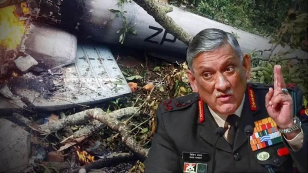 Hindistan'daki helikopter kazasından acı haber! Aralarında Genelkurmay Başkanı Rawat ve eşinin de olduğu 13 kişi hayatını kaybetti