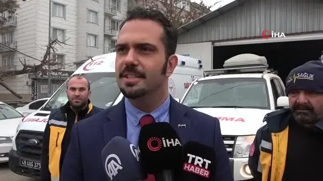 Muş 112 Acil Servis ekipleri kışa hazır