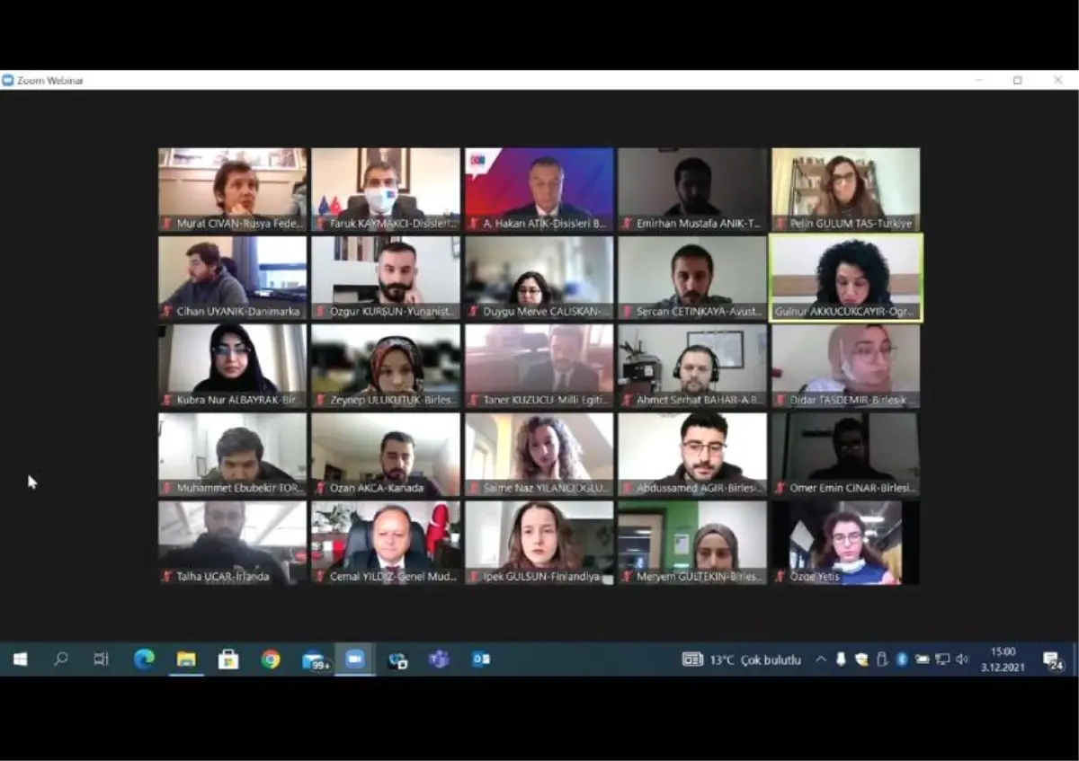 Dışişleri Bakan Yardımcısı ve AB Başkanı Büyükelçi Faruk Kaymakcı, '1416'lılarla AB Buluşması' Etkinliğine Katıldı