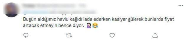 Tuvalet ve havlu kağıda yüzde 100'leri aşan zam! Sosyal medyada tepki yağıyor