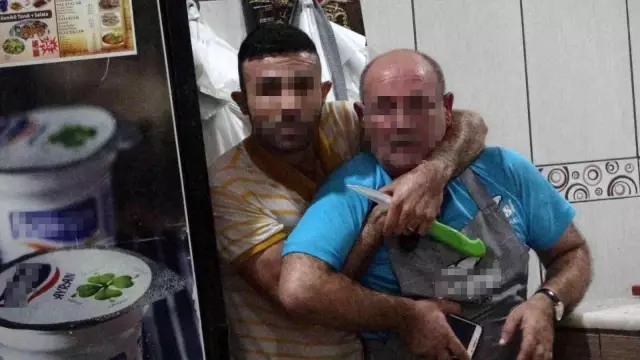Ustasının boğazına bıçak dayayıp rehin alan zanlıdan 'akli denge' raporu istendi