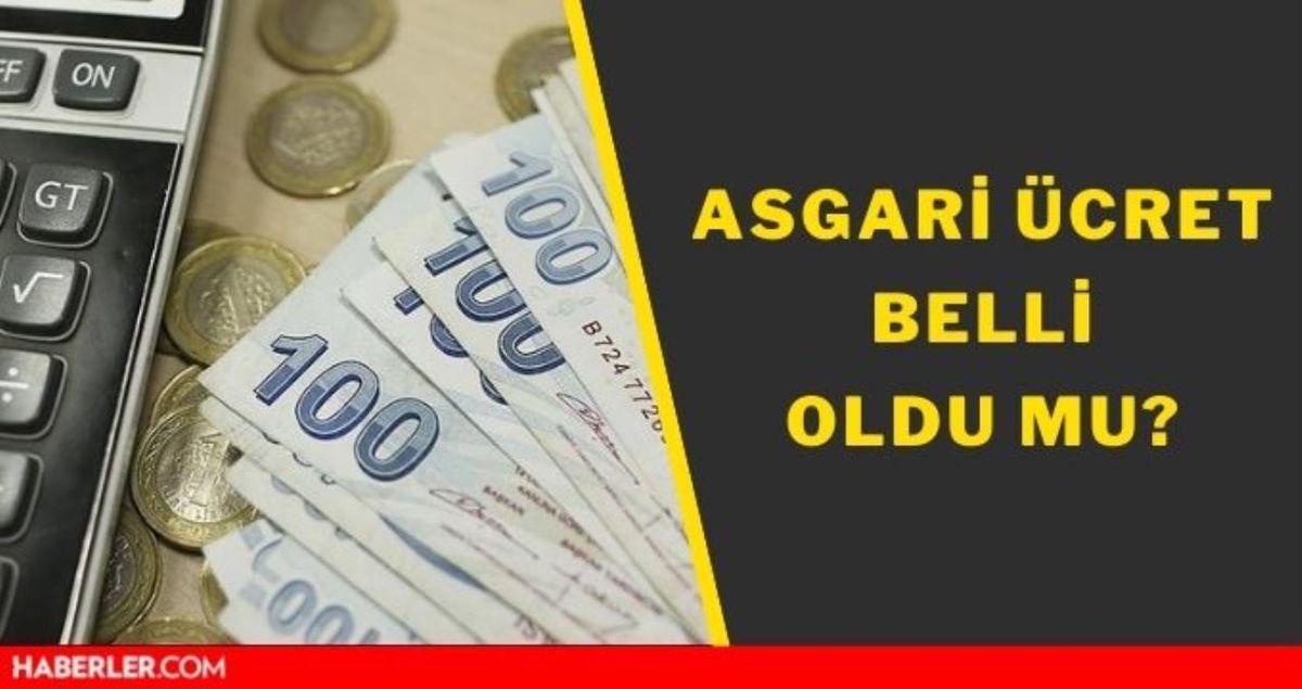 Asgari ücret belli oldu mu 2022? Son durum