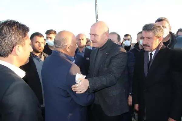 Bakan Soylu, Tahir Güven'in taziyesine katıldı: Kanı yerde kalmayacak