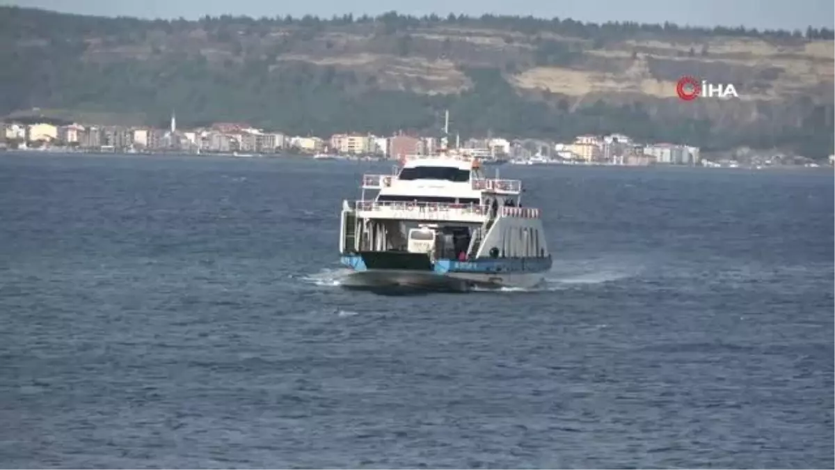 Gökçeada ve Bozcaada'ya feribot seferleri yapılamıyor