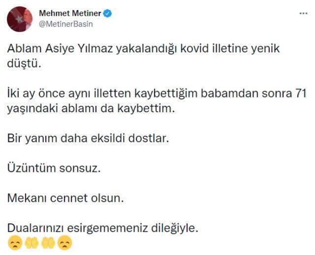 Mehmet Metiner sesi titreyerek acı haberi canlı yayında paylaştı! Sunucu ne yapacağını bilemedi