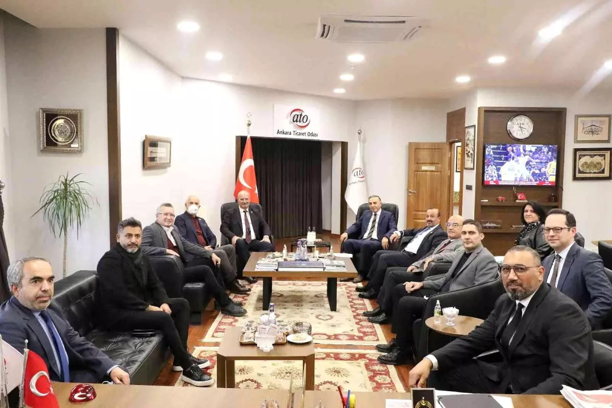 SGK Başkanı Ceylan'dan ATO Başkanı Baran'a ziyaret