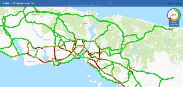 Son dakika! İstanbul'da trafik kilit! Yağmurun etkisiyle yoğunluk her geçen saniye artıyor