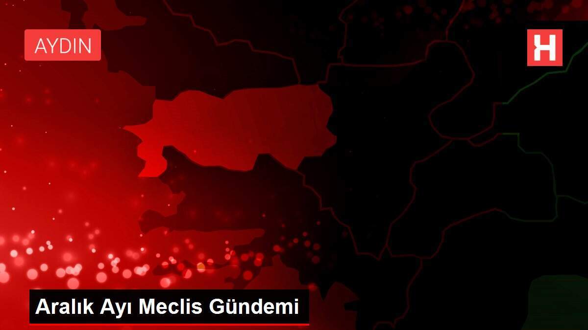 Aralık Ayı Meclis Gündemi