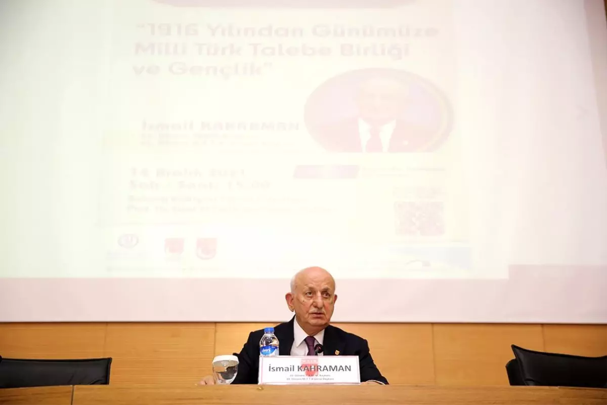 Eski TBMM Başkanı Kahraman MTTB'nin Dünü ve Bugününü Anlattı