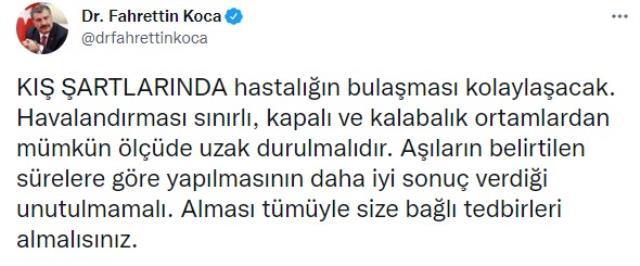 Son Dakika: Türkiye'de 14 Aralık günü koronavirüs nedeniyle 181 kişi vefat etti, 21 bin 477 yeni vaka tespit edildi