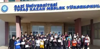 Üniversitemiz TUSAŞ-Kazan Meslek Yüksekokulu Minik Eller Kodluyor Etkinliği Düzenledi