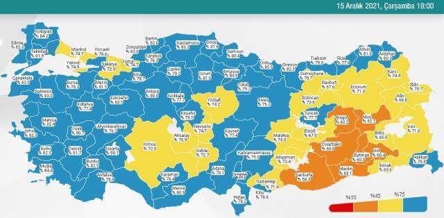 15 Aralık Çarşamba 2021 korona tablosu… Bugünkü corona vaka sayısı açıklandı! 15 Aralık koronavirüsten kaç kişi öldü?