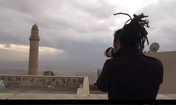 Son Dakika | Faslı ödüllü gezgin, belgeseli için bisikletiyle Mardin'e geldi