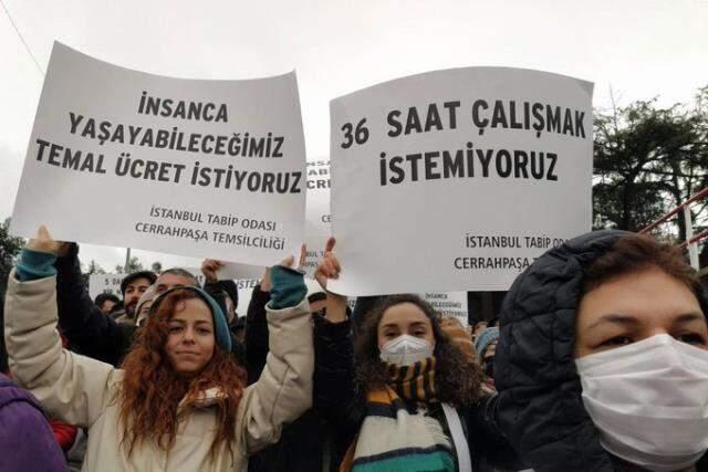 Sağlık çalışanları bugün ülke çapında grevde: Açlık ve yoksulluk sınırının altında çalışıyoruz