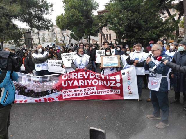 Sağlık çalışanları bugün ülke çapında grevde: Açlık ve yoksulluk sınırının altında çalışıyoruz