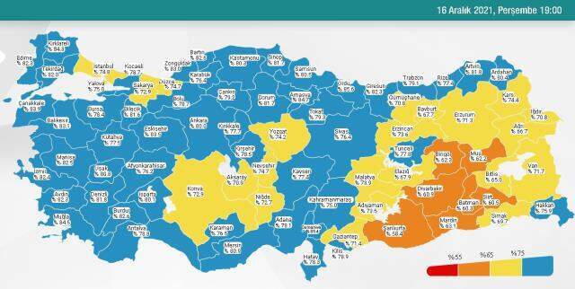 16 Aralık Perşembe 2021 korona tablosu… Bugünkü corona vaka sayısı açıklandı! 16 Aralık koronavirüsten kaç kişi öldü?