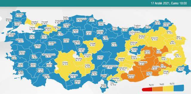 17 Aralık Cuma 2021 korona tablosu… Bugünkü corona vaka sayısı açıklandı! 17 Aralık koronavirüsten kaç kişi öldü?