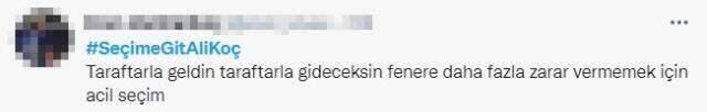 Ali Koç'a görülmemiş çağrı! Saran'ın adaylığı sonrası Fenerbahçe taraftarı ayağa kalktı