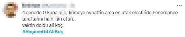 Ali Koç'a görülmemiş çağrı! Saran'ın adaylığı sonrası Fenerbahçe taraftarı ayağa kalktı