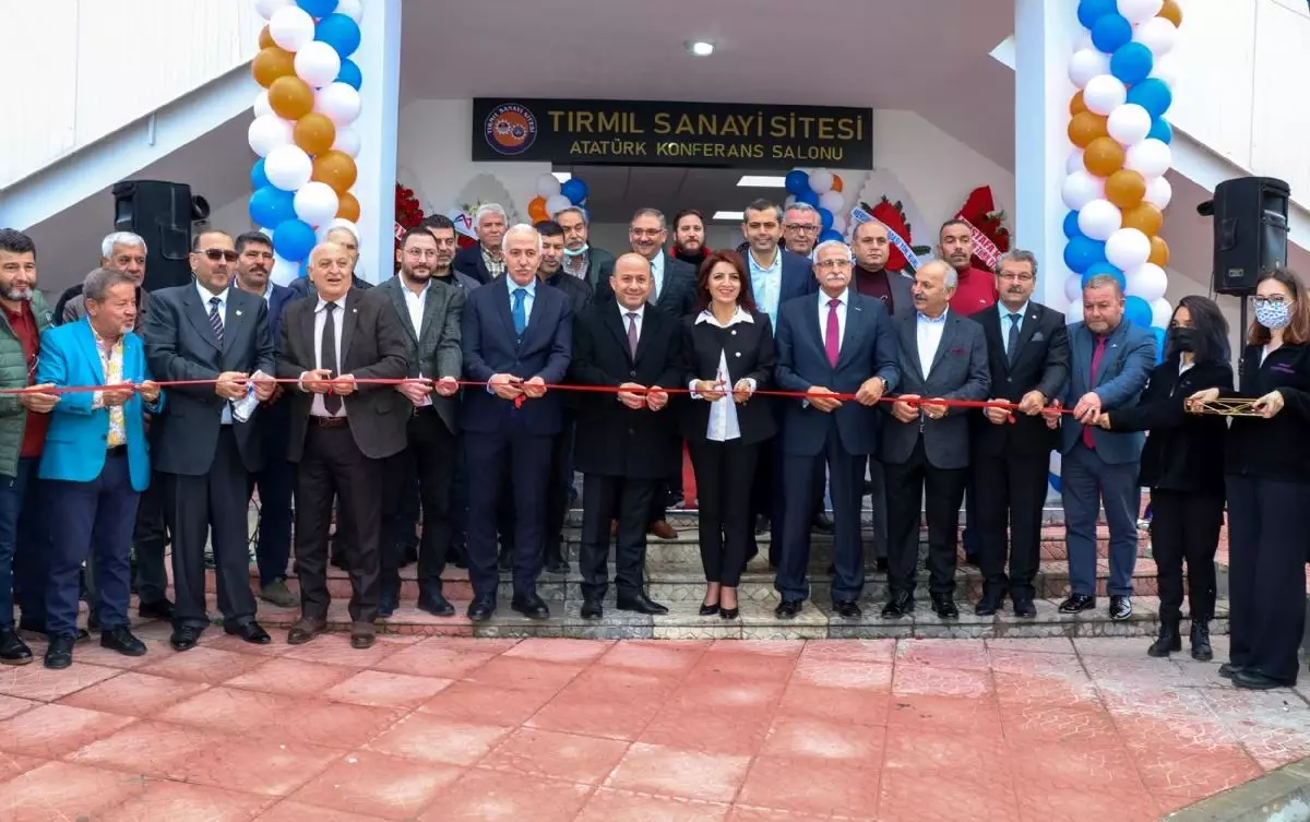 Başkan Vekili Gülcan Kış, Tırmıl Sanayi Sitesi'ndeki Atatürk Konferans Salonu ve Atatürk Büstünün Açılışına Katıldı