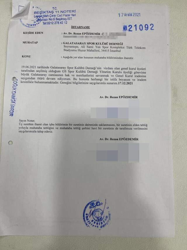 Galatasaray'da benzeri görülmemiş kaos! Rezan Epözdemir yapılan atamalara belgelerle tepki gösterdi Galatasaray'da benzeri görülmemiş kaos! Rezan Epözdemir yapılan atamalara belgelerle tepki gösterdi