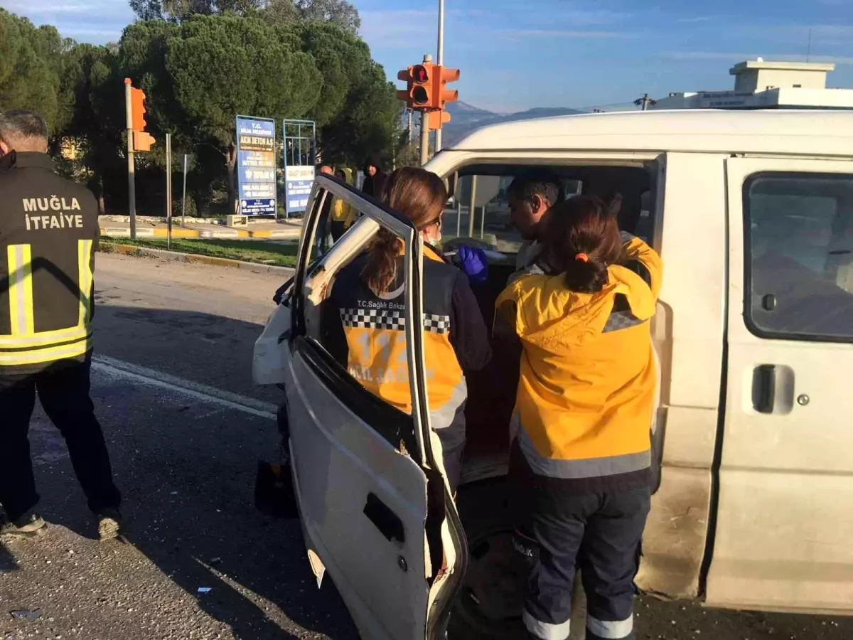 Milas'ta trafik kazası: 1 yaralı