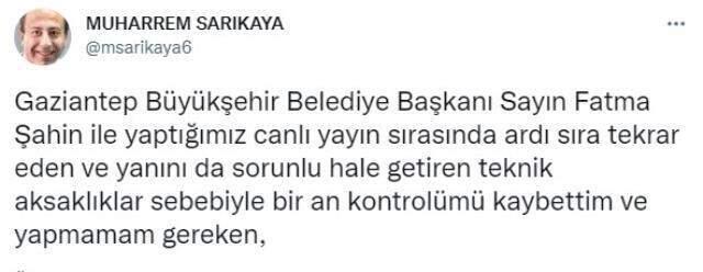Gazeteci Muharrem Sarıkaya, kameralar önünde kameramana tokat attı