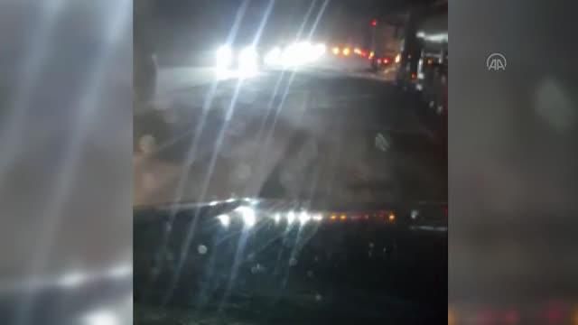 Tipi nedeniyle ulaşım aksadı