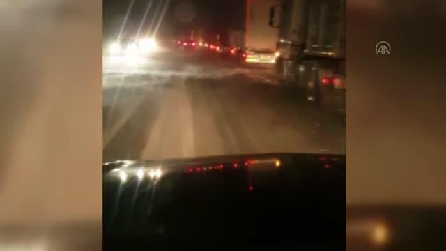 Tipi nedeniyle ulaşım aksadı