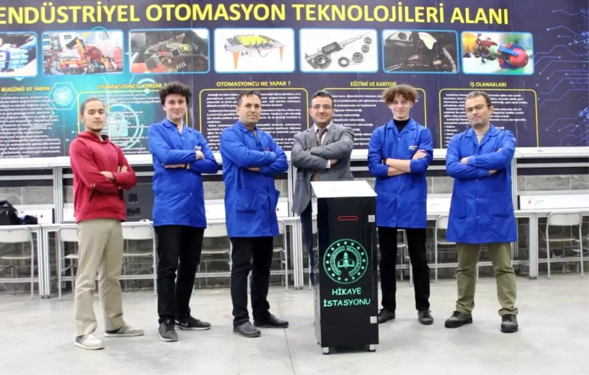 Meslek liseliler 'Hikaye İstasyonları' projesinin üretiminde görev aldı