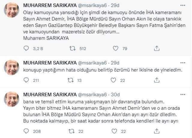 Muharrem Sarıkaya'nın canlı yayında attığı tokat Türkiye'yi ayağa kaldırdı! Tepkiler çığ gibi büyüyor Muharrem Sarıkaya'nın canlı yayında attığı tokat Türkiye'yi ayağa kaldırdı! Tepkiler çığ gibi büyüyor