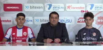 SPOR Antalyaspor, 4 genç futbolcusuyla sözleşme imzaladı