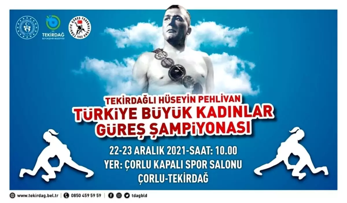 BÜYÜK KADINLAR TÜRKİYE GÜREŞ ŞAMPİYONASI ÇORLU'DA YAPILACAK