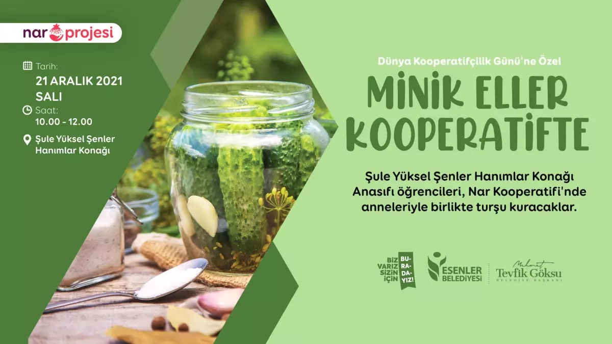 MİNİK ELLER KOOPERATİFTE!