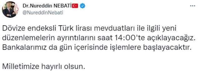 Son dakika: Dövize endeksli TL mevduat sistemi bugün hayata geçiyor, bankalar gün içinde işlemlere başlayacak
