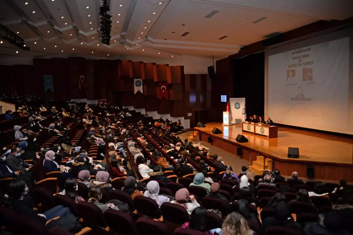 Yunus Emre ve Dünya Dili Türkçe BUÜ'de konuşuldu