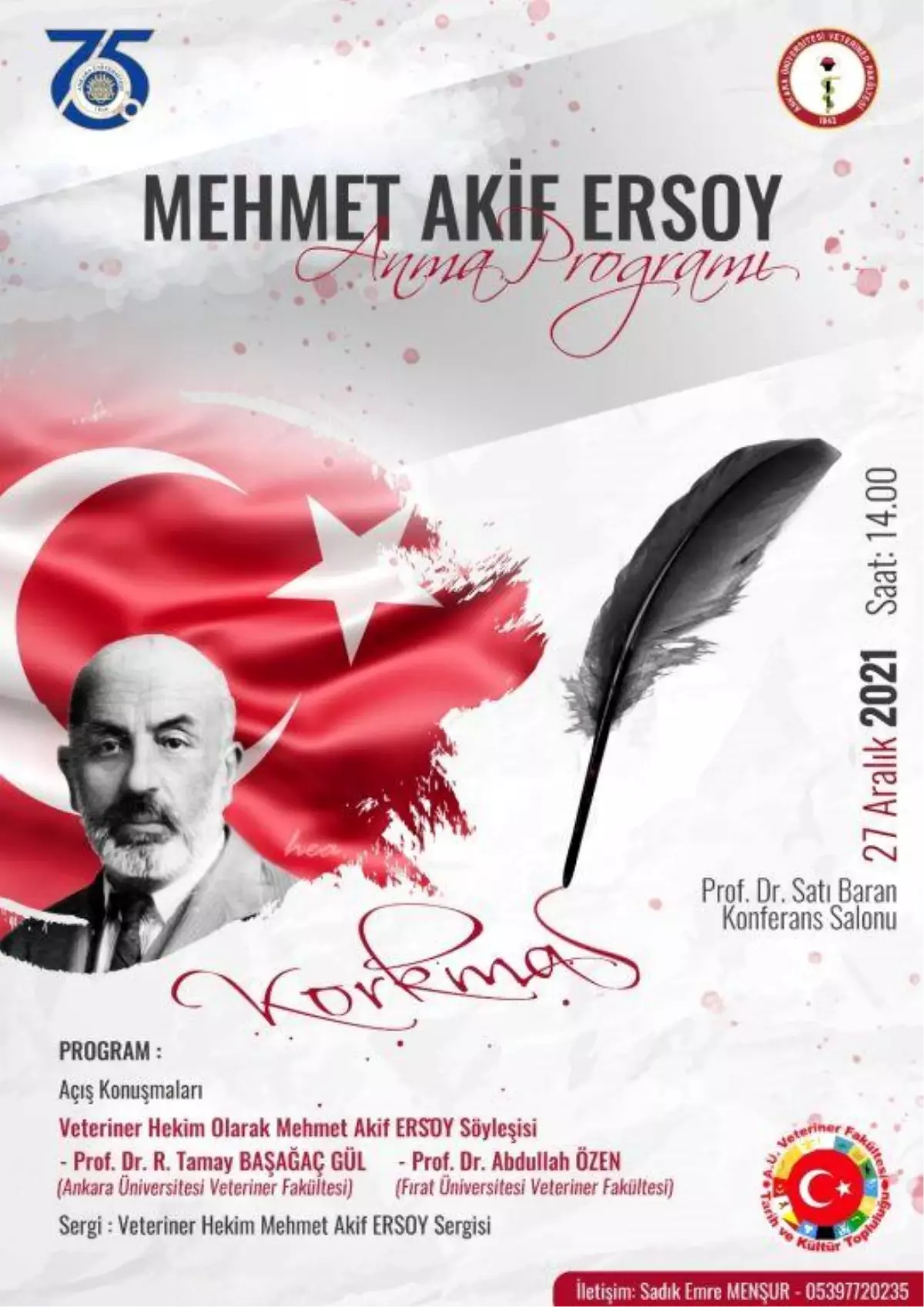 Mehmet Akif Ersoy Anma Programı - Haberler