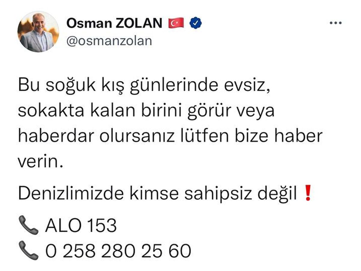 Başkan Zolan: 'Denizlimizde kimse sahipsiz değil'