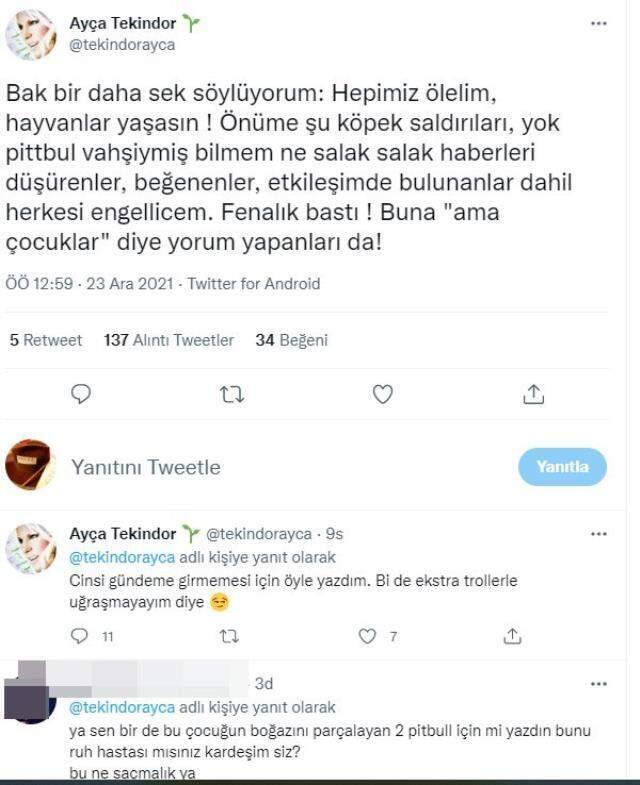 Küçük kız ölümle pençeleşirken şarkıcı Ayça Tekindor'un paylaşımı çileden çıkardı: Hepimiz ölelim, hayvanlar yaşasın