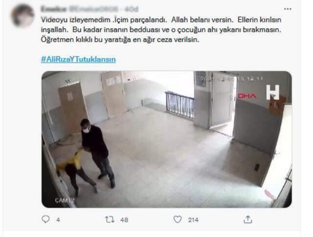 Öğrencisini yumruklayıp hastanelik eden öğretmen serbest bırakıldı, sosyal medya ayağa kalktı: Tutuklansın Öğrencisini yumruklayıp hastanelik eden öğretmen serbest bırakıldı, sosyal medya ayağa kalktı: Tutuklansın